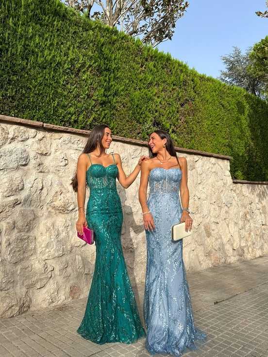 vestido graduacion lentejuelas